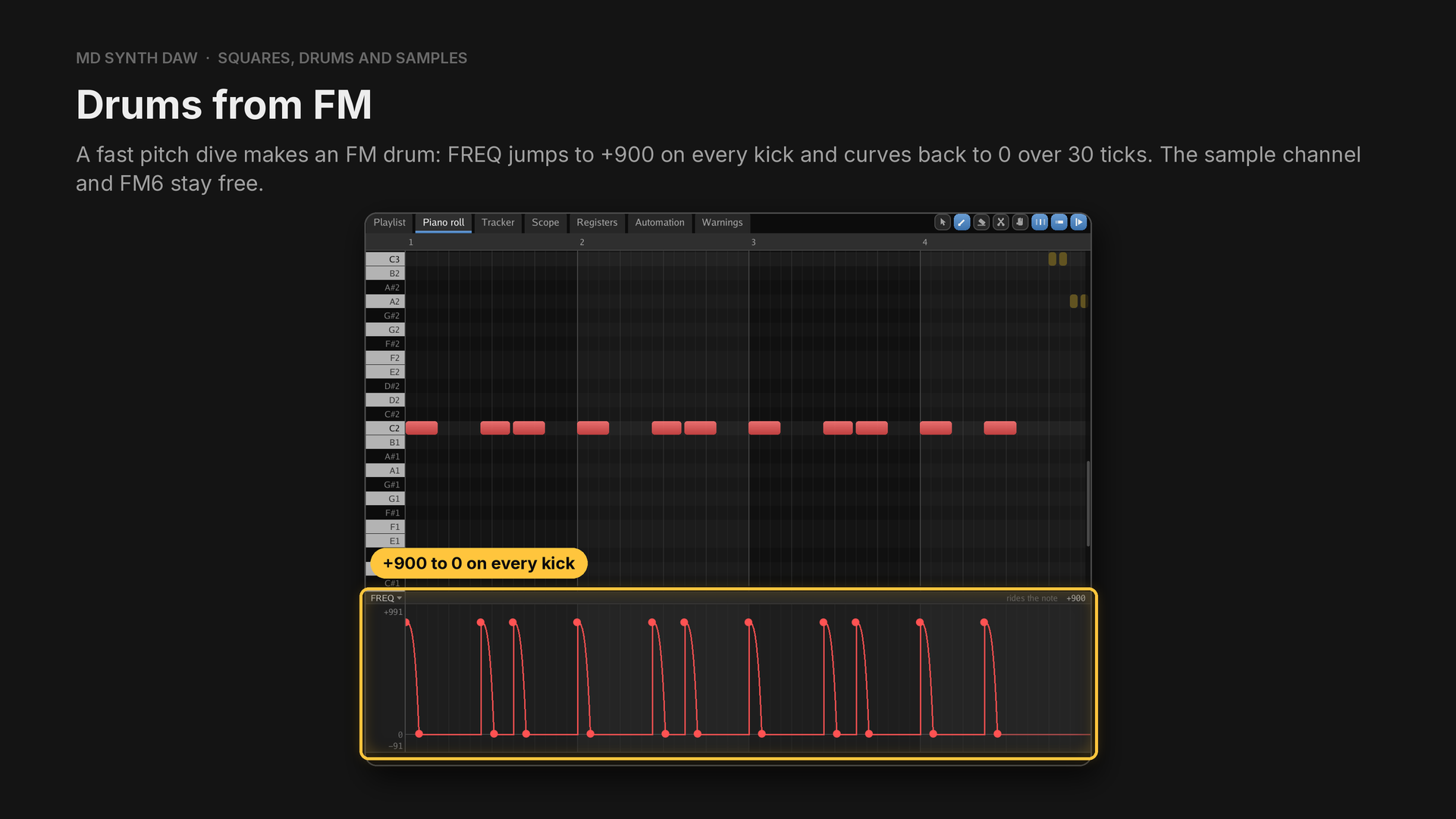 FREQ diving on every kick